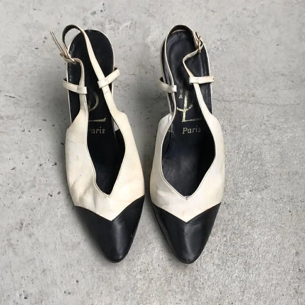 Vintage  YSL  slingbacks